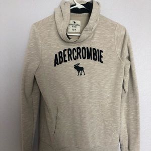 Abercrombie kids.  Light gray  hoodie size 15/16.
